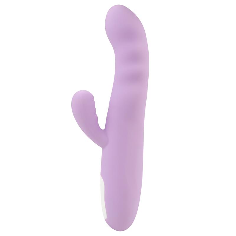 Brightlavender Vibe and Rotator Double Motor 360ş USB Silicone