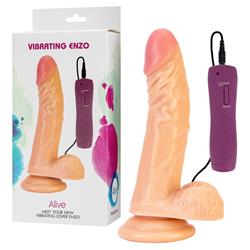 Vibrador Enzo Control Remoto 17 cm