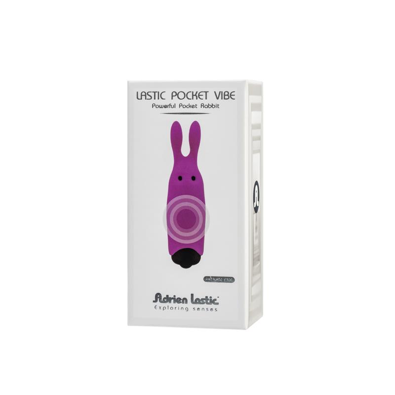 Vibrating Bullet Lastic Pocket Purple Silicone 8.5 x 2.3 cm