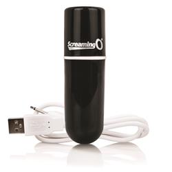 Charged vooom rechargeable bullet vibe - black