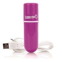 Charged vooom rechargeable bullet vibe - purple
