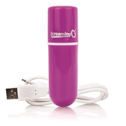 Charged vooom rechargeable bullet vibe - purple