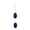 Anal ball, abs material, available color: purple
