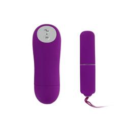 Mini vibrating bullet,  remote control, 20 functio