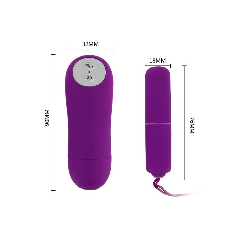 Vibrating Bullet Magic X20 Purple