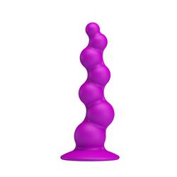 Anal plug, 100% silicone, super suction