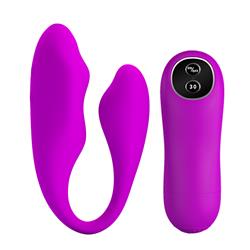 For couple fun, 30 funciton vibration, remote cont