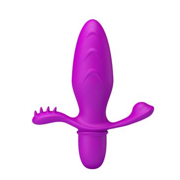 Butt Plug with Vibration Fitch Purple