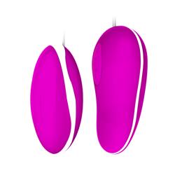 Huevo Vibrador Avery Color Rosa y Blanco