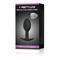 Anal Plug Black with Ball