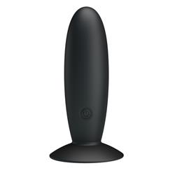 Butt plug with suction base, 12 functions of vibra