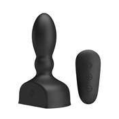 Estimulador Anal Harriet Inflable USB Silicone Negro