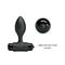 Pretty Love Vibra Butt Plug Silicone Black