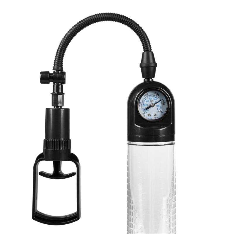 Manual Penis Pump with Valve PSX03 Crystal