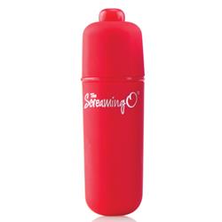 Soft-Touch Bullet 3 Speed+Pulse Function Red