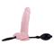 Inflatable penis, suction, tpr available color: fr