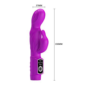 Silicone,3 points of induction multi-speed vibrati