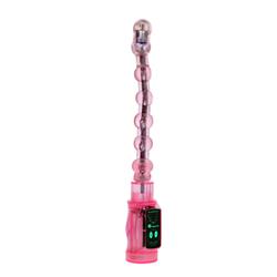 6-speed vib, bendable, tpr material, purple pink,