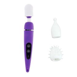 Baile Massager and Heads Pack King Touch Purple