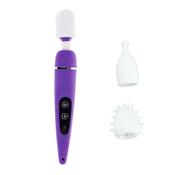 Massager and Heads Pack King Touch Purple