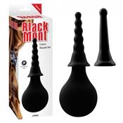 Anal Douche Set 15 cm Black