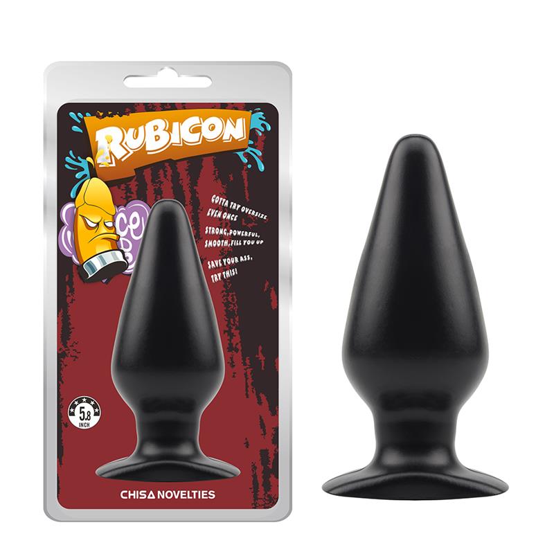 Butt Plug Rubicon 15 x 5.7 cm Black