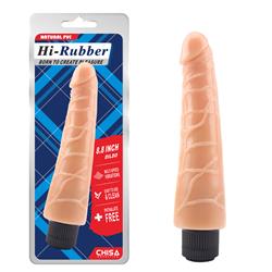 Vibrador Hi-Rubber 8.8" Natural