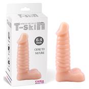 Dildo Spread Me N7 T-Skin 6.4" Natural