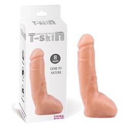 Dildo Spread Me N1 T-Skin 8" Natural