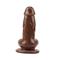 Jumbo Jack 6" Vibrating Dildo-Brown