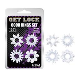 Cock Rings Set-Clear