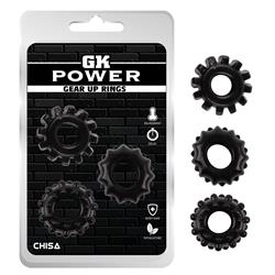 Gear Up Rings-Black