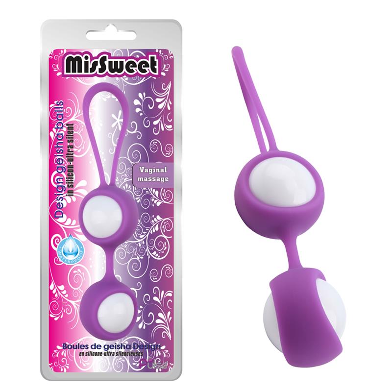 Geisha Balls MisSweet 17.7 cm Silicone Purple