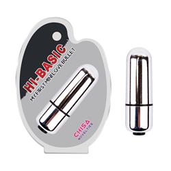 Vibrating Bullet Hi-Basic 5.8 x 1.8 cm Silver