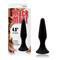 Butt Plug 12.5 x 3.1 cm Silicone Black