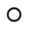Infinity Silicone Ring L Black