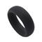 Infinity Silicone Ring L Black