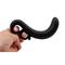 Two-Finger G-Spot Plug Silicone Black