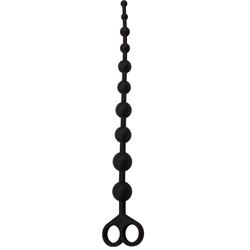 Boyfriend Beads 30.8 x 2.4 cm Silicone Black