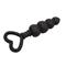 Beaded Luv Probe 15.6 x 3.4 cm Silicone Black