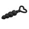 Beaded Luv Probe 15.6 x 3.4 cm Silicone Black