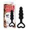 Beaded Luv Probe 15.6 x 3.4 cm Silicone Black