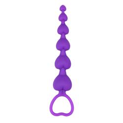 Heart Booty Beads-Purple