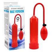 Bomba de Succion para el Pene MAX Version Rojo