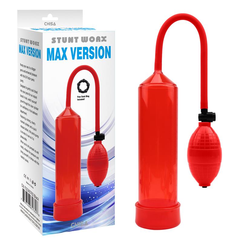 Penis Suction Bomb MAX Version Red
