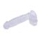 Dildo Hi-Rubber 7" Clear