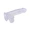 Dildo Hi-Rubber 7" Clear