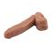 Dildo Dual density Fashion Dude 17 x 3.6 cm Tan