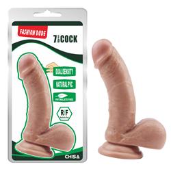 Dildo Fashion Dude 7" Flesh