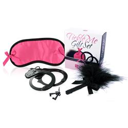 Loverspremium - tickle me gift set pink